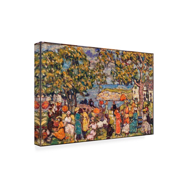 Maurice Prendergast 'Picnic' Canvas Art,22x32